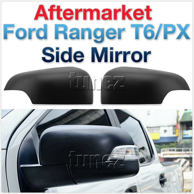 Ford Ranger T6 PX MK1 MK2 MK3 2012-2020 Matte Black Side Mirror Lamp Cover