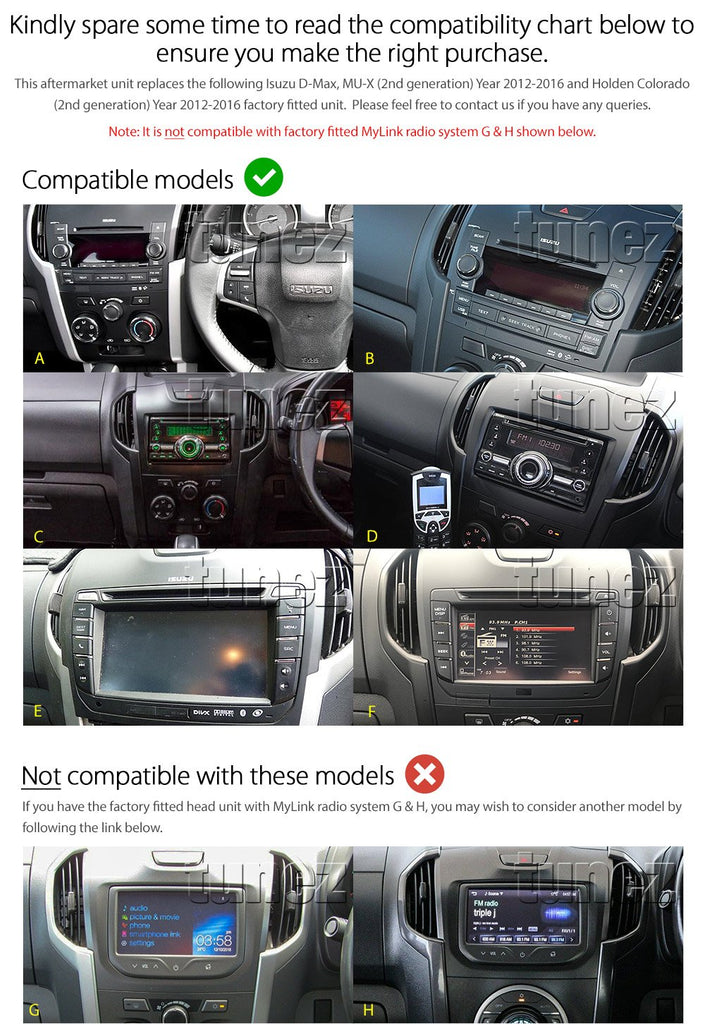 Car DVD Player Isuzu MU-X D-Max USB MP3 Stereo Radio Fascia Facia Kit ISO MUX
