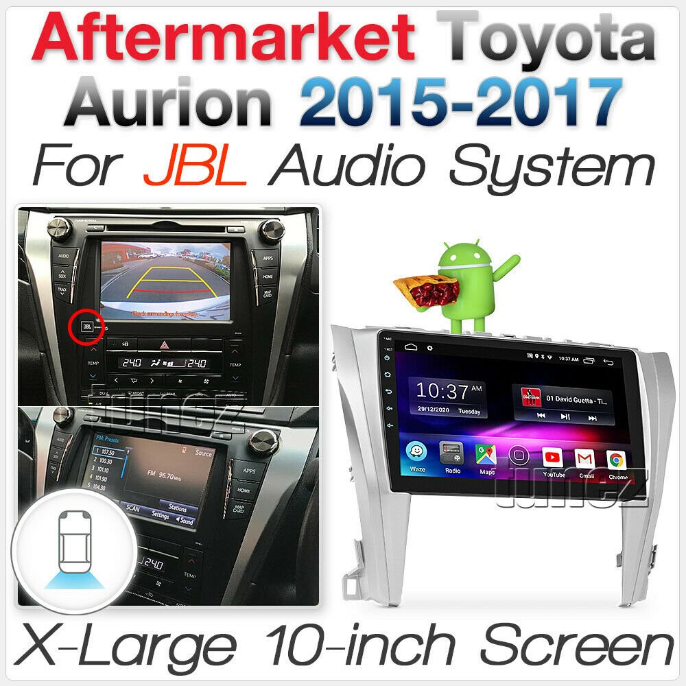 10" Android Car MP3 Player For Toyota Aurion XV50 2016 GPS Head Unit JBL Radio