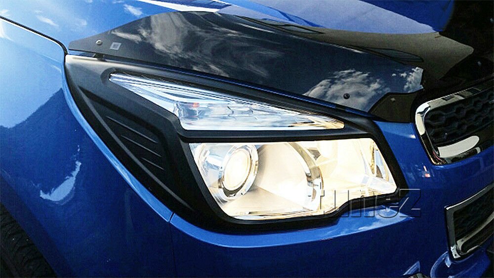 Front Tail Rear Light Lamp Cover Black Holden Colorado RG MK1 2012-2016