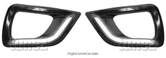 LED Daytime Running Light DRL For Nissan Navara NP300 D23 Fog Lamp Glossy Black