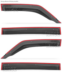 Window Door Visor Weathershield Weather Shield For Mitsubishi Pajero NS NT NW NX
