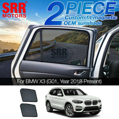 Custom Magnetic Sun Shade Rear Door Side Car Window For BMW X3 G01 2018-2020