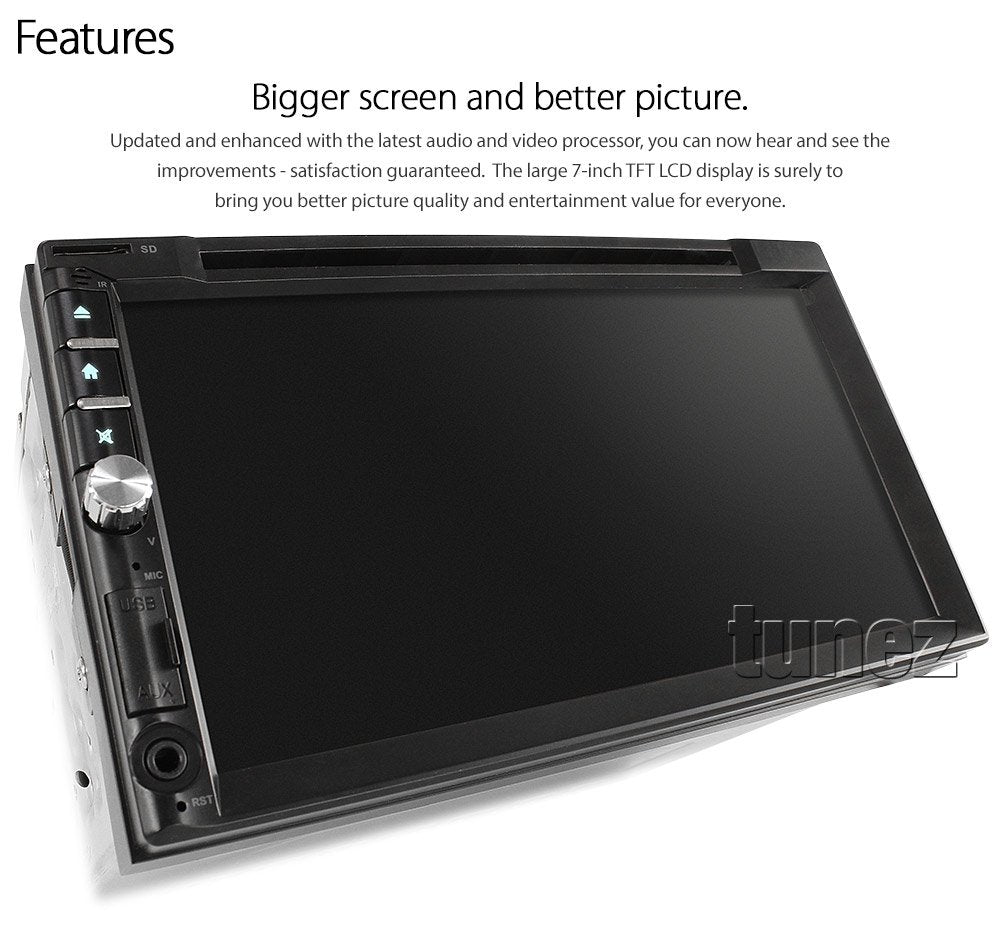 7" Car DVD MP3 Player Head Unit Stereo MP4 For Nissan Navara 2007-2015 D40