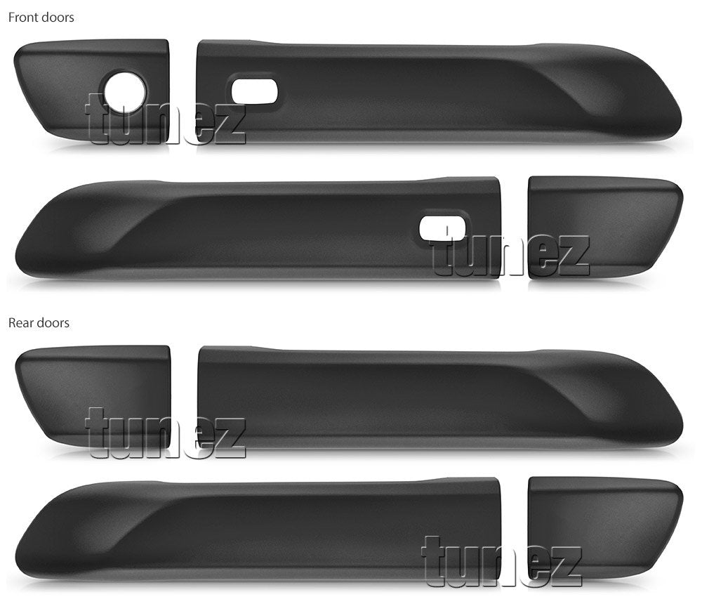 Matte Black Key Door Handle Cover For Mazda BT-50 BT50 TF 2020 2021 2022 XTR