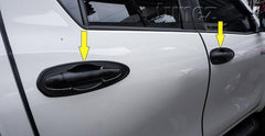 4x Door Handle Cup Guard Cover Matt Black For Toyota Hilux 2019 2020 2021 GUN1