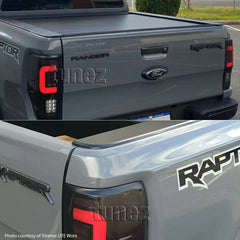 NEW Smoked LED Tail Rear Lamp Lights For Ford Ranger Raptor 2018 2019 F150