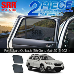 Custom Magnetic Sun Shade Rear Door Car Window For Subaru Outback 5Gen 2015-2020