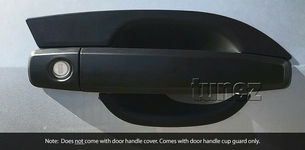 4x Door Handle Cup Guard Cover Matt Black For Holden Colorado RG 2012-Present