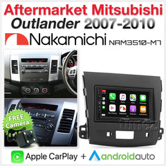 Apple CarPlay Android Auto For Mitsubishi Outlander 2007-2010 Radio Stereo MP3