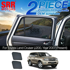 Custom Magnetic Sun Shade Rear Door Car Window For Land Cruiser 200 Series J200