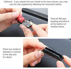 Custom Side Window Sunshades Magnetic Sun Shade Rear Door Side Car (Mazda CX-9, TB Year 2007-2015)