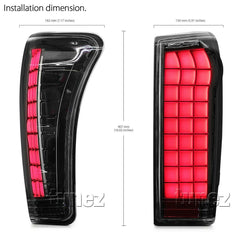 Smoked LED Tail Rear Lamp Light Isuzu D-Max LS SX RT50 RT85 Car Smoke DMAX