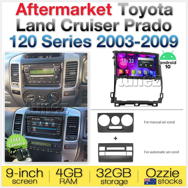 9" Android Car MP3 Player For Toyota Land Cruiser Prado 120 Series Stereo Radio MP4