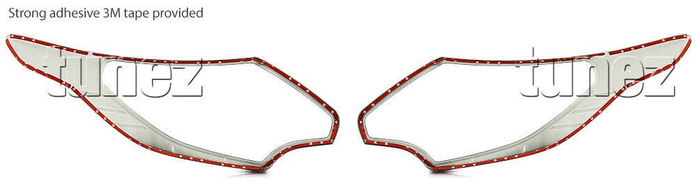 Front Tail Rear Light Lamp Cover Black For Mitsubishi Triton LC200 2015-2017