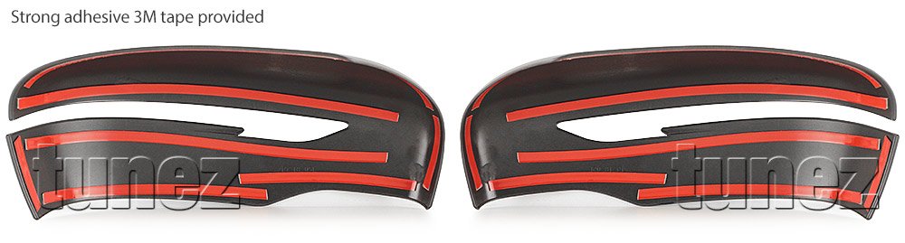 Matte Black Side Mirror Cover For Nissan X-Trail Qashqai Juke 2018 2019 2020