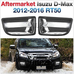 Daytime Running Light DRL New Pair LED Lights for Isuzu D-Max 2012-2016 2nd Generation RT50 Fog Lamp Kit Foglight Pre-Facelift Car