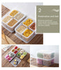 Food Fruit Ingredients Reusable Storage Box Transparent Container Kitchen Lids