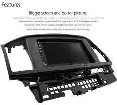 Android Car Radio Mitsubishi Lancer CJ Stereo Head Unit MP3 Player Fascia Kit