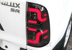 NEW Smoke LED Tail Rear Lamp Light Set For Toyota Hilux 2005-2014 SR5 KUN26R