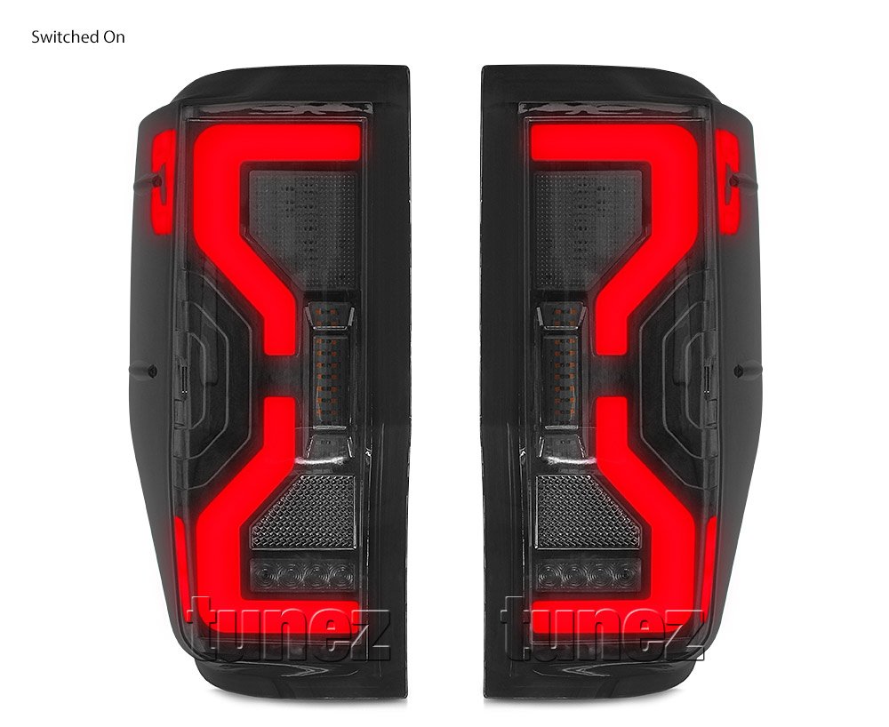 Sequential LED Smoke Tail Rear Lights Lamp For Ford Ranger T6 PX Wildt ...