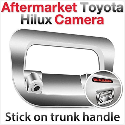 Reverse Rear View Parking Backup Camera Trunk Handle Chrome Cover for Toyota Hilux