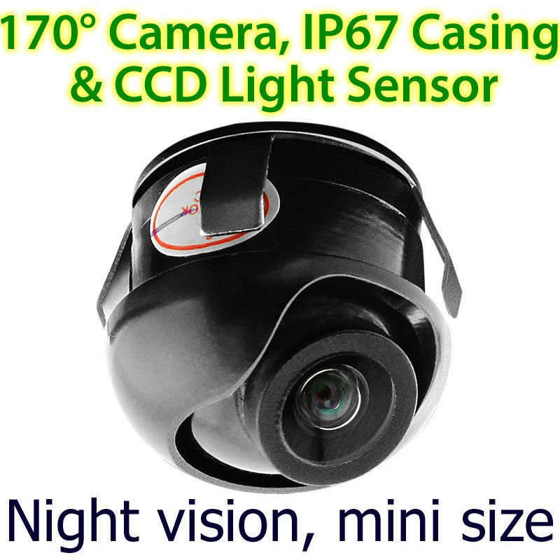 CCD Waterproof Night Car Reverse Camera Rear View Parking Adjustable Angle Small