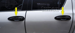 4x Door Handle Cup Guard Cover Matt Black For Toyota Hilux 2019 2020 2021 GUN1