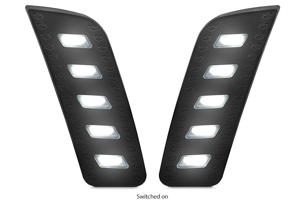 Daytime Running Light DRL For Ford Ranger T6 PX MK1 2011-2014 Bar Pair White LED