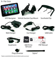 5" GPS Car Navigation System Wireless Reversing Camera Sat Nav iGO Primo (5"Sat Nav-WL)