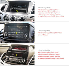 Car DVD USB MP3 Player Mitsubishi Triton ML MN Stereo Radio Fascia Facia ISO Kit
