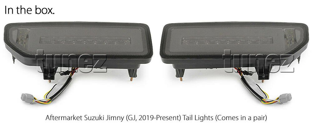 Smoke Sequential Rear LED Tail Lights Lamp Suzuki Jimny GJ 2019 2020 Car