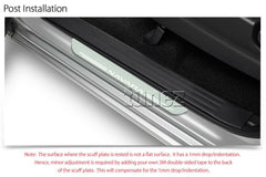 Scuff Plate Door Sill Step Trim LED Light For Nissan Navara 2016-2021 D23