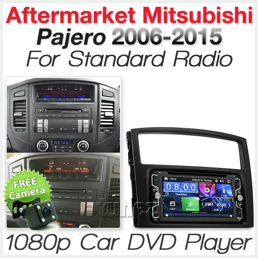 Car DVD Radio For Mitsubishi Pajero Player Stereo Head Unit Fascia Facia Kit