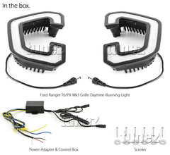 LED Daytime Running Light DRL For Ford Ranger T6 PX MK3 2018-2021 Pair Indicator