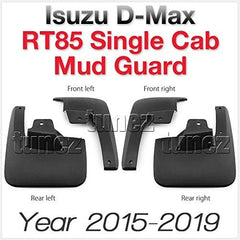 Front Rear Left Right Mud Flap Splash Guard D-Max DMax Single Cabin RT85 2015 2016 2017 2018 2019