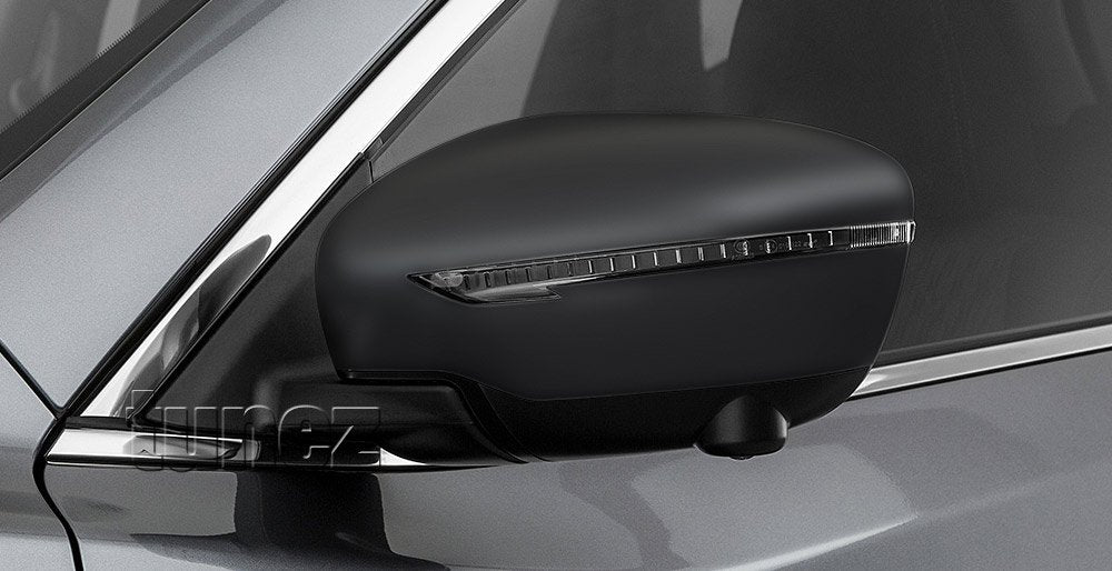 Matte Black Side Mirror Cover For Nissan X-Trail Qashqai Juke 2018 2019 2020