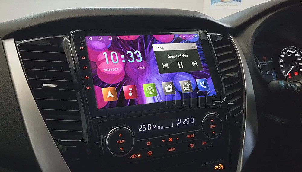 Apple CarPlay Android Auto For Mitsubishi Triton 2017 2018 2019 Stereo Radio MP3
