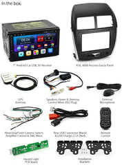 Android MP3 Player Car Mitsubishi ASX XA XB Peugeot 4008 Stereo Radio GPS Fascia