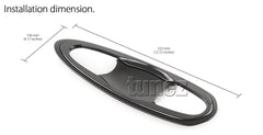 4x Door Handle Cup Guard Cover Matt Black For Toyota Hilux 2019 2020 2021 GUN1