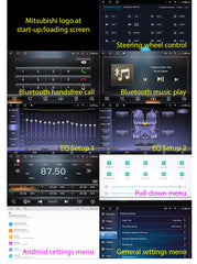 Android Car Radio Mitsubishi Lancer CJ Stereo Head Unit MP3 Player Fascia Kit