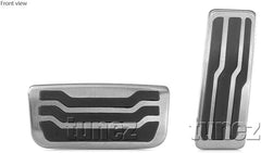 Non Slip Performance Foot Pedal Pads Auto Aluminum Pedal Covers Fit Compatible with Ranger T6/PX Mk1, Mk2 & Mk3 (Year 2011-2020), XL XLT XLS Wildtrak Sport FX4