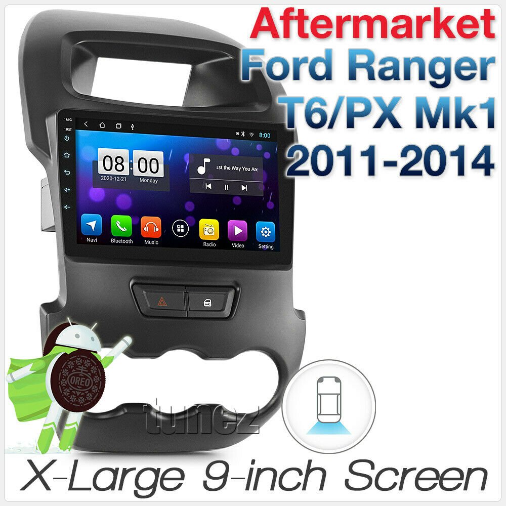 9" Android MP3 Car Player For Ford Ranger PX T6 MK1 2011-2014 Stereo MP4 Radio