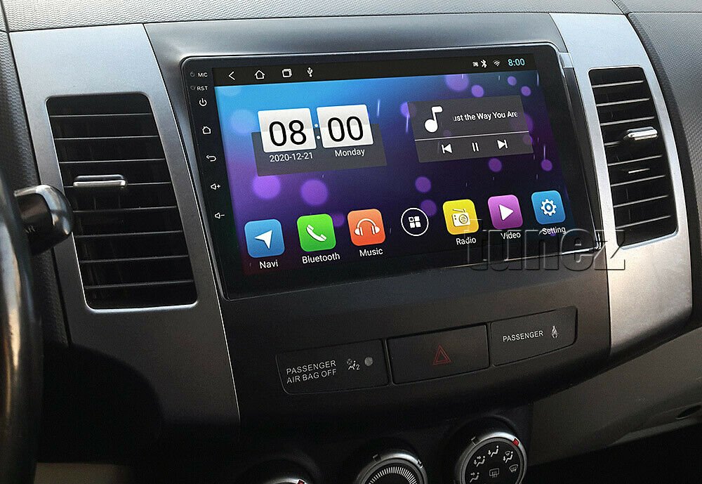 9" Android MP3 Car Player GPS For Mitsubishi Outlander 2009 2010 Rockford Radio