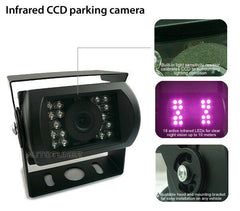 7" Screen Wireless Monitor 12V 24V Reversing Car CCD Camera Caravan Parking