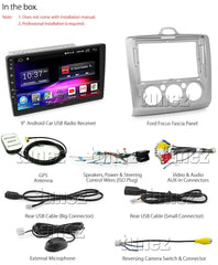9" Android Car MP3 Player Ford Focus LS LT LV 2006-2011 Radio Stereo MP4 USB