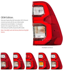 Replacement Tail Rear Lamp Light For Toyota Hilux 2015-2022 2020 SR5 SR Workmate
