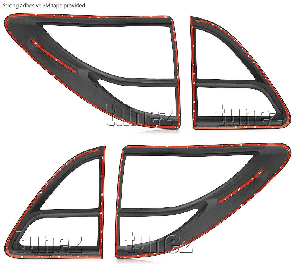 Front Tail Rear Light Lamp Cover Black For Mazda BT-50 UP UR 2012-2019 Ute