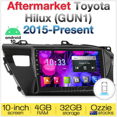 Apple CarPlay Android Auto For Toyota Hilux 2015-2021 GUN1 Radio Stereo MP3 MP4