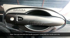 Matte Black Keyless Smart Key Door Handle Cover For Nissan Navara NP300 D23